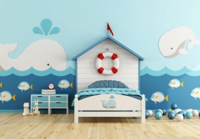 kids room sea themed