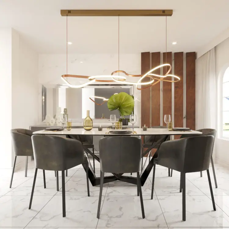 Chandelier Height Above Table in Dining Room